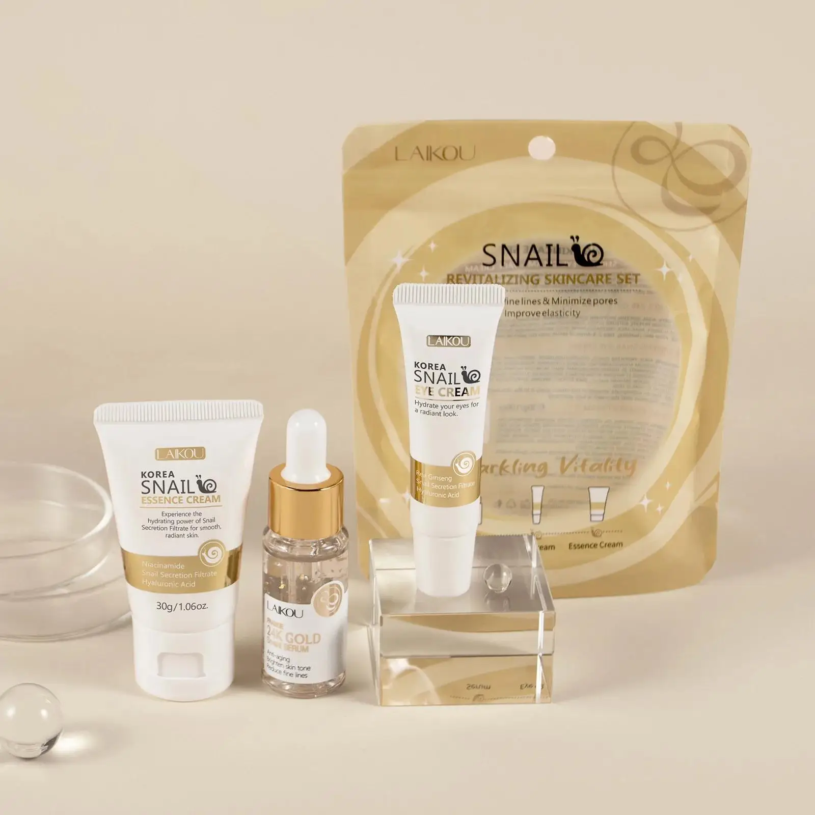 Serum Perawatan Kulit Emas 24K - Luxury Skincare For Women ulasan dan harga