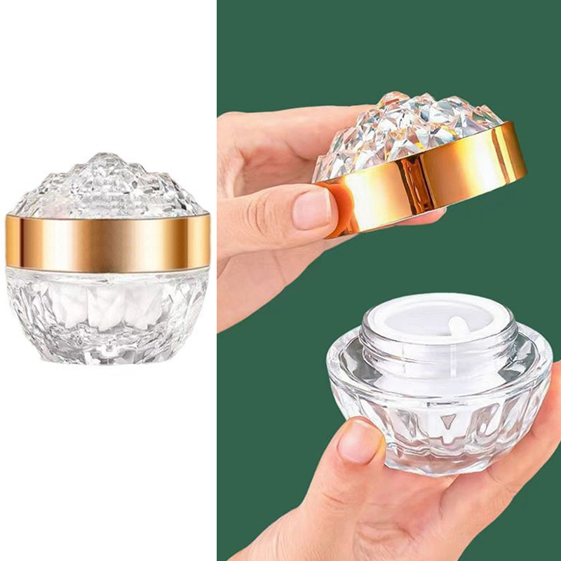 1 Buah Toples Krim Wajah Kaca  - Luxury Skincare Samples ulasan dan harga